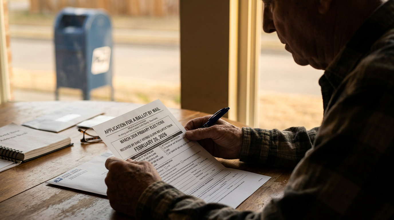 Texas Mail-In Ballot Deadlines Approach for March 2026 Primary Elections