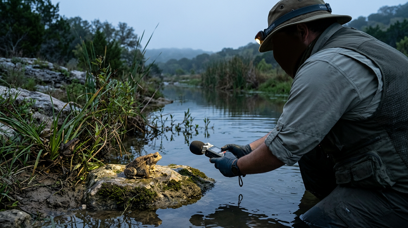 The Evolution and Diversity of Texas Amphibians: Monitoring Our Native Anuran Species