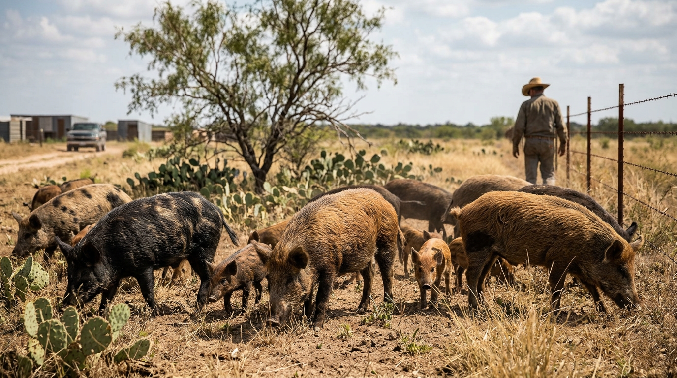 Uncontrolled Porcine Expansion: Investigating Texas’ Position as the Nation’s Feral Hog Epicenter