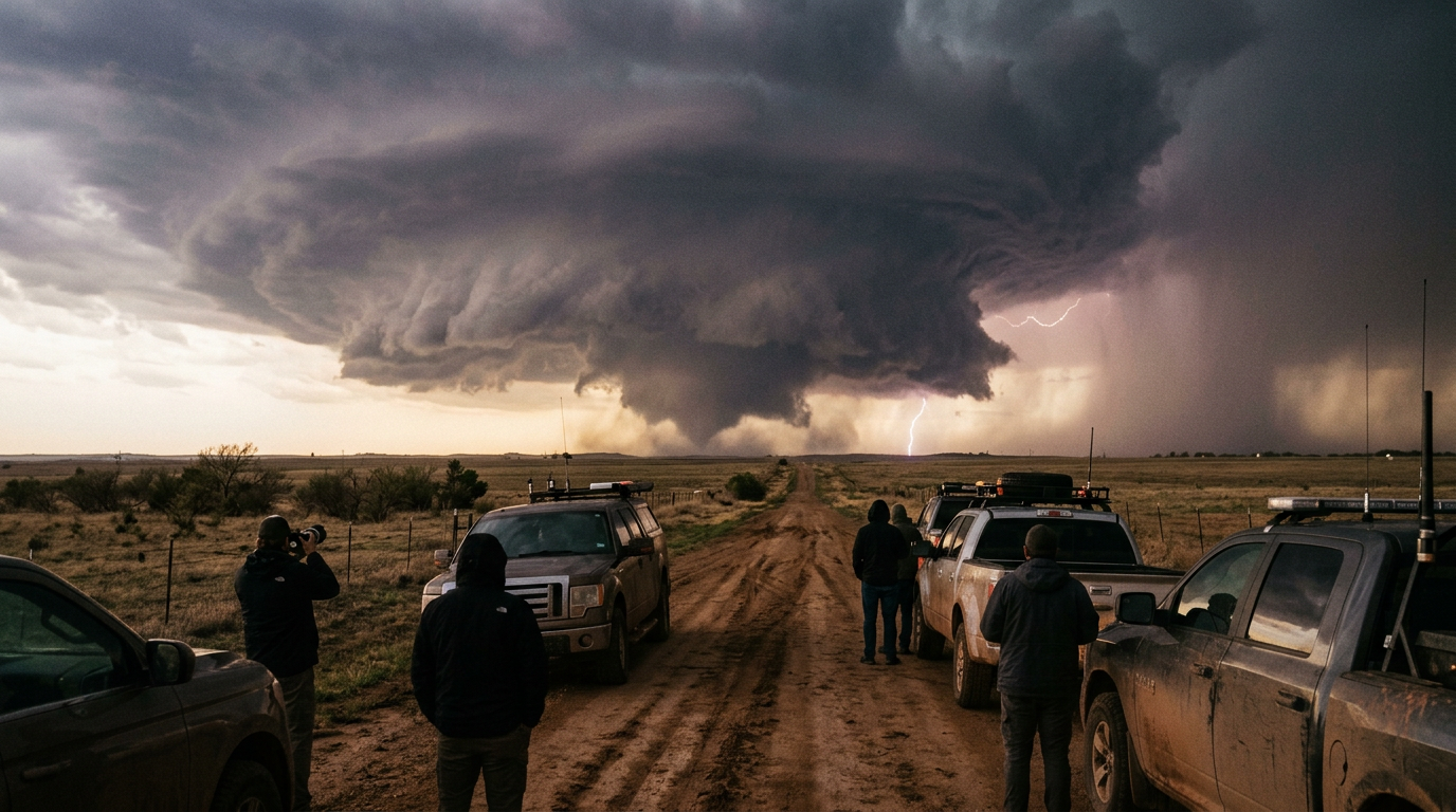 Severe Weather Watch: Texas Storm Chasers Track Systems Across Texoma and North Texas
