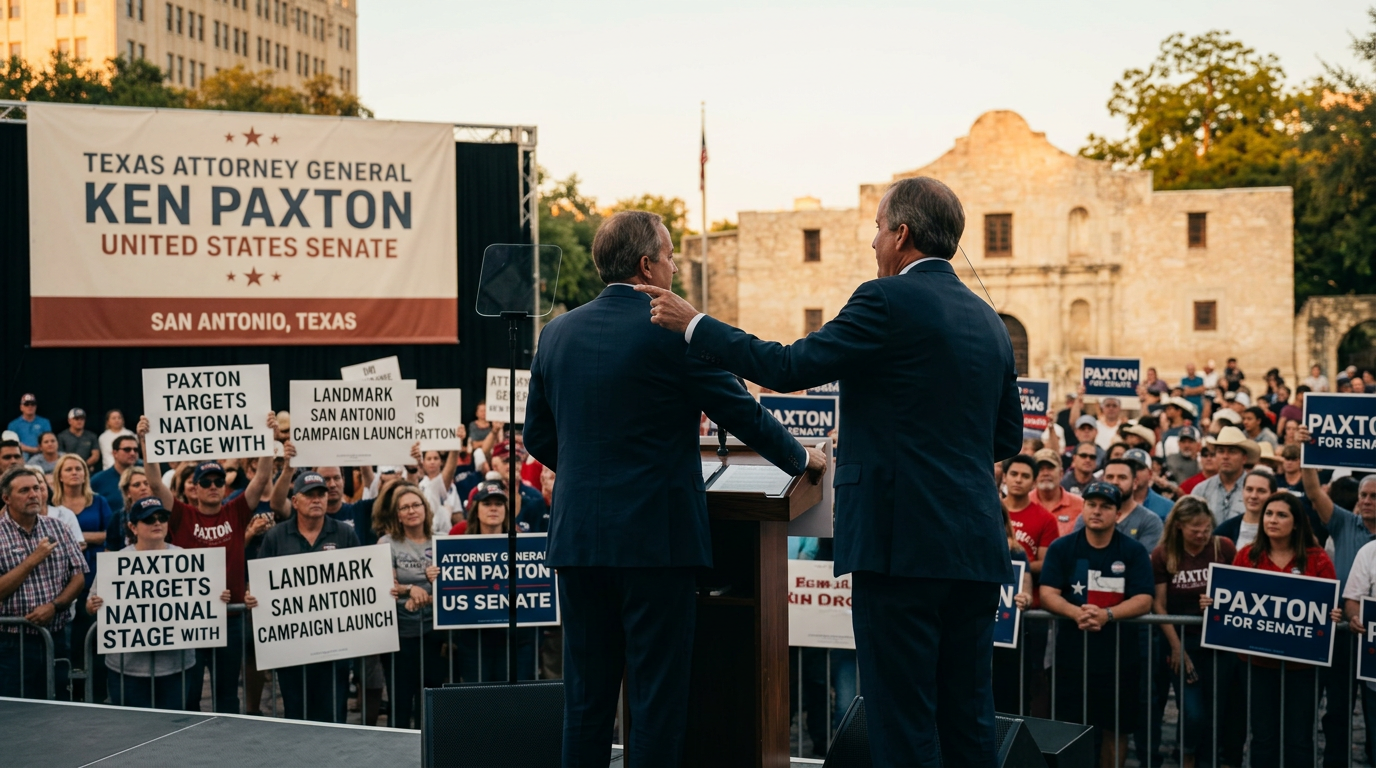 Paxton Targets National Stage With Landmark San Antonio Campaign Launch