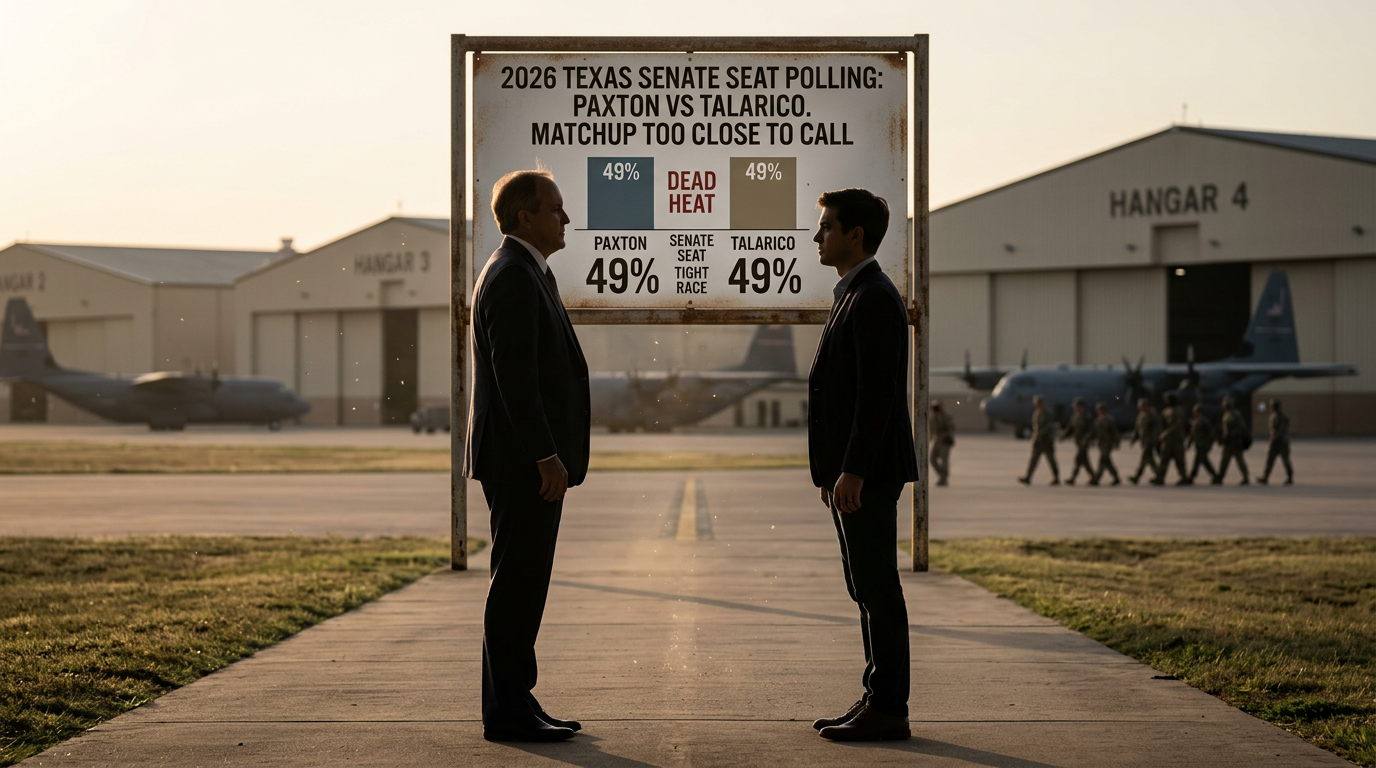 New Polling Data Reveals Tight Matchup for 2026 Texas Senate Seat Between Paxton and Talarico
