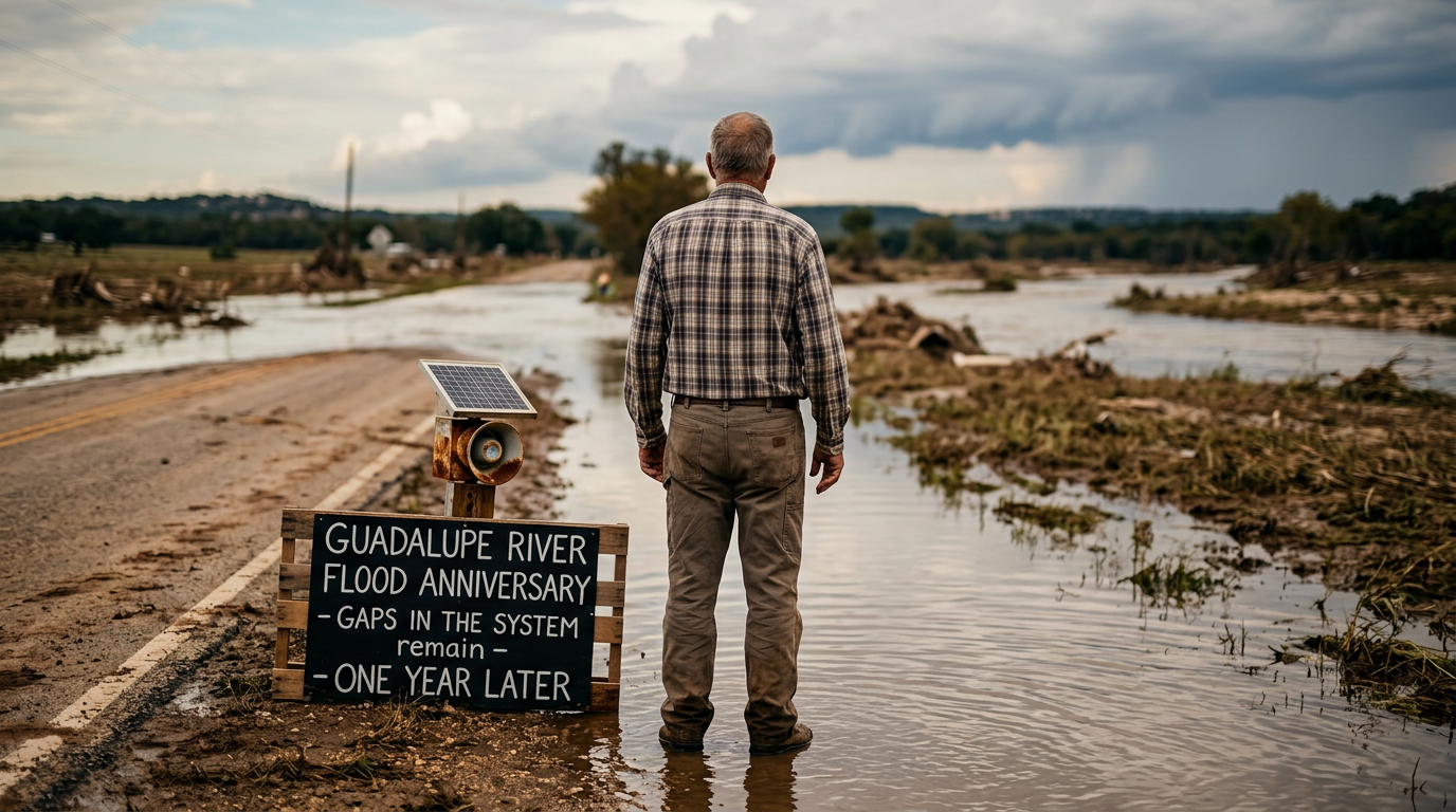 Guadalupe River Flood Anniversary Highlights Gaps in Texas Emergency Alert Systems