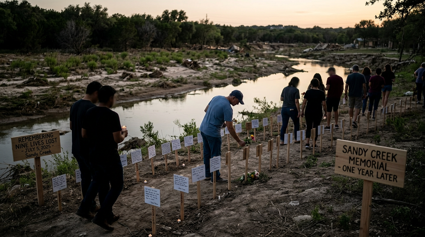 One Year Later: Travis County Residents Honor Victims of Devastating Sandy Creek Floods