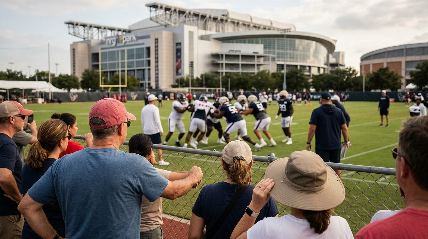 Houston Texans Open 2026 Training Camp Dates to Public at NRG Park