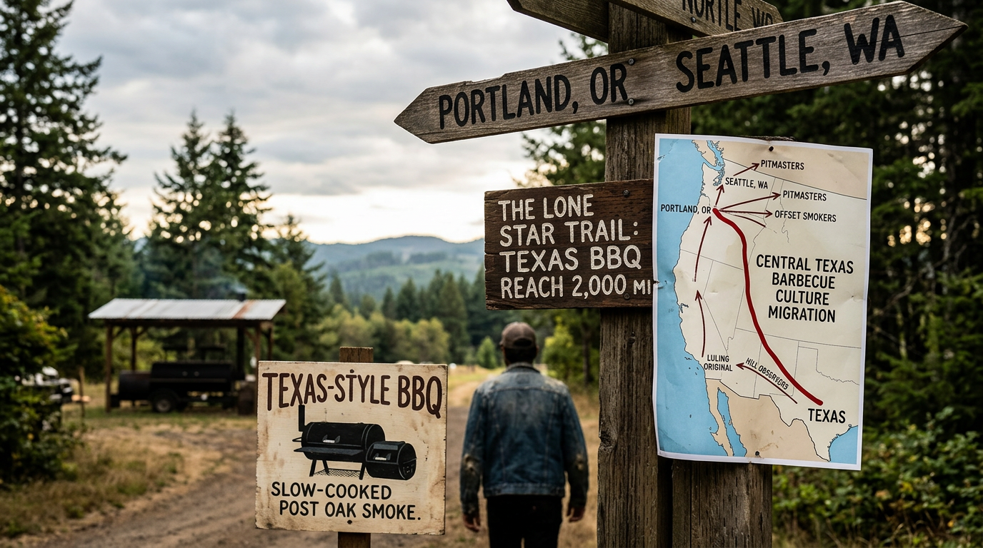 Mapping the Reach of Texas Barbecue Culture in the Pacific Northwest