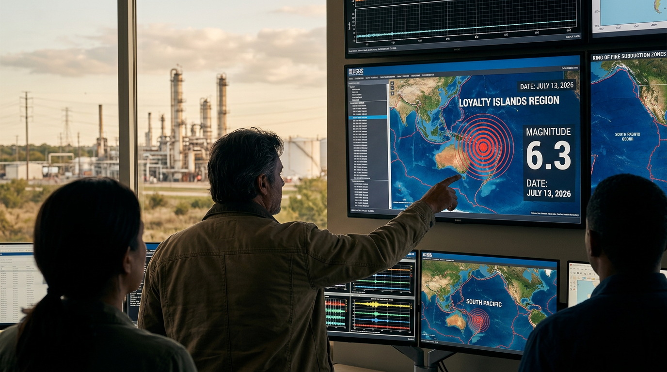 Major Pacific Earthquake Monitored by Texas Professionals Amid Global Seismic Activity Rise