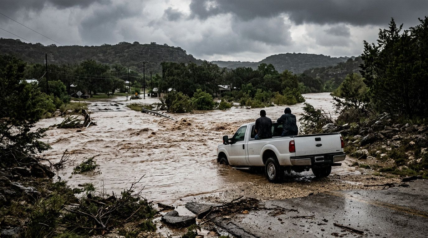 Severe Flash Flooding Strikes Bandera County as Storms Batter Hill Country