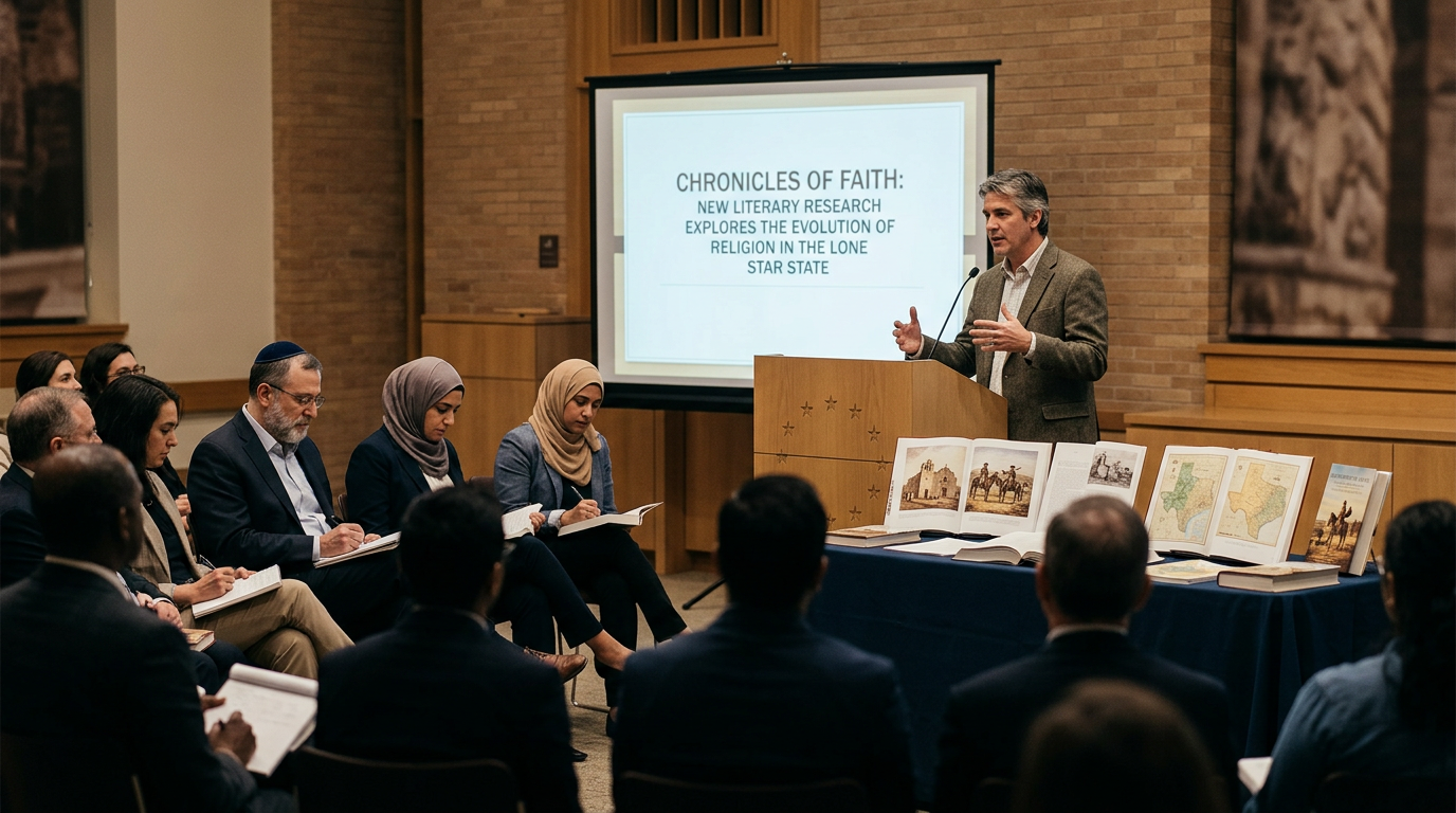 Chronicles of Faith: New Literary Research Explores the Evolution of Religion in the Lone Star State