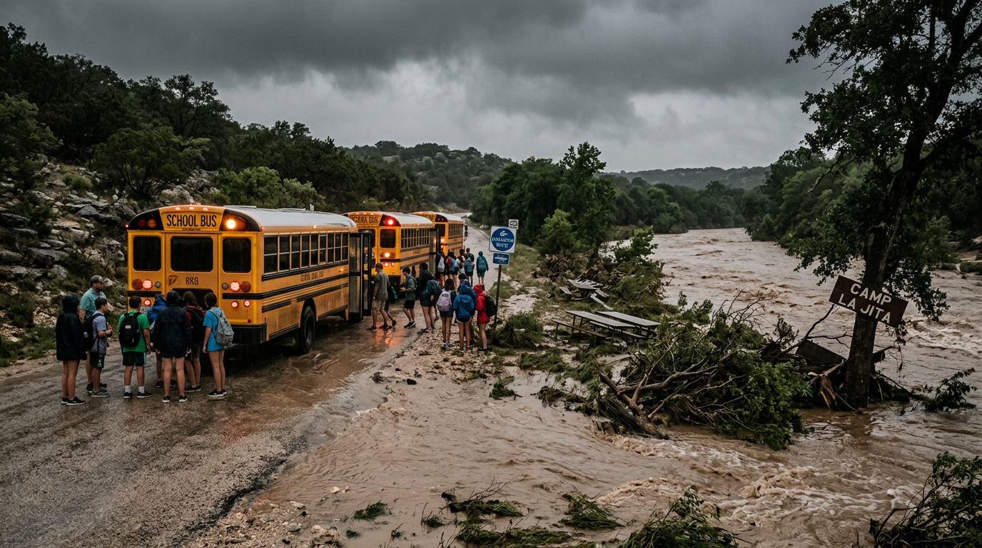 Hill Country Flash Flooding Forces Texas Youth Summer Camp Evacuations