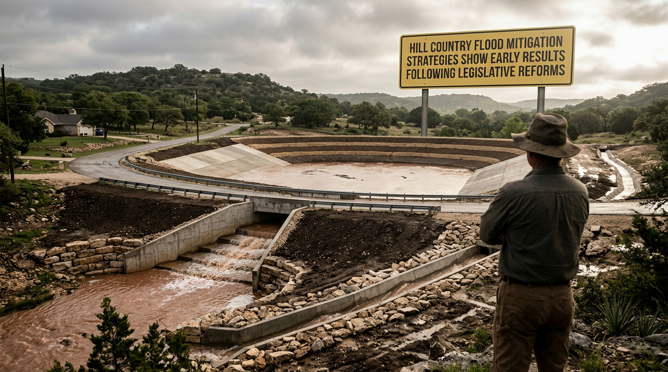 Hill Country Flood Mitigation Strategies Show Early Results Following Legislative Reforms
