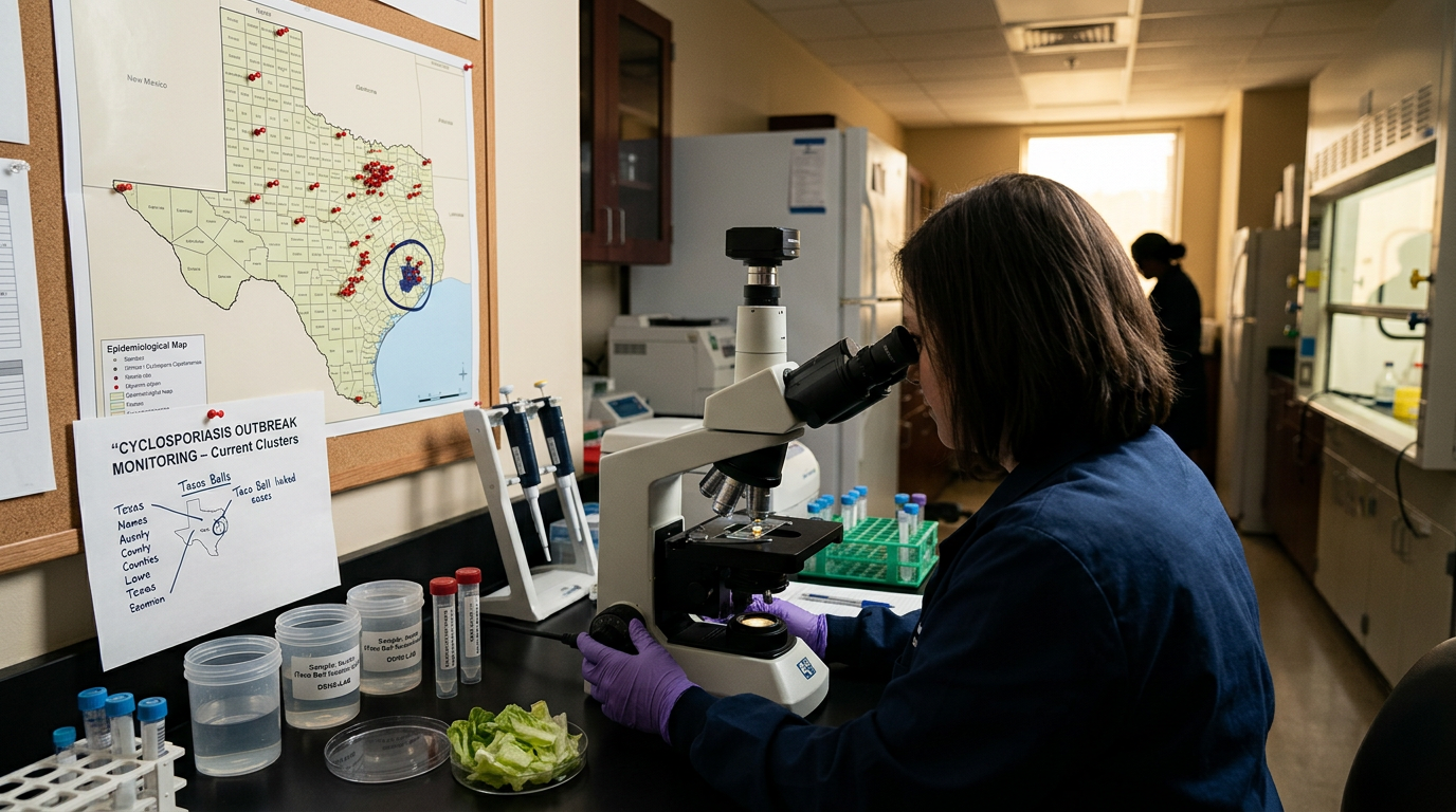 Texas Health Officials Monitor Cyclosporiasis Outbreak Linked to Contaminated Lettuce
