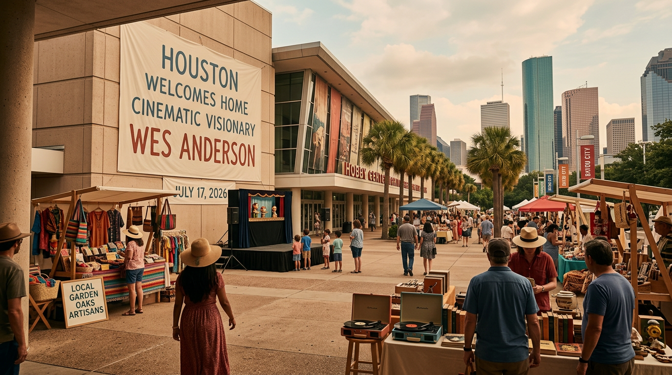 Wes Anderson Returns to Houston: A Weekend of Cultural Milestones and Local Markets