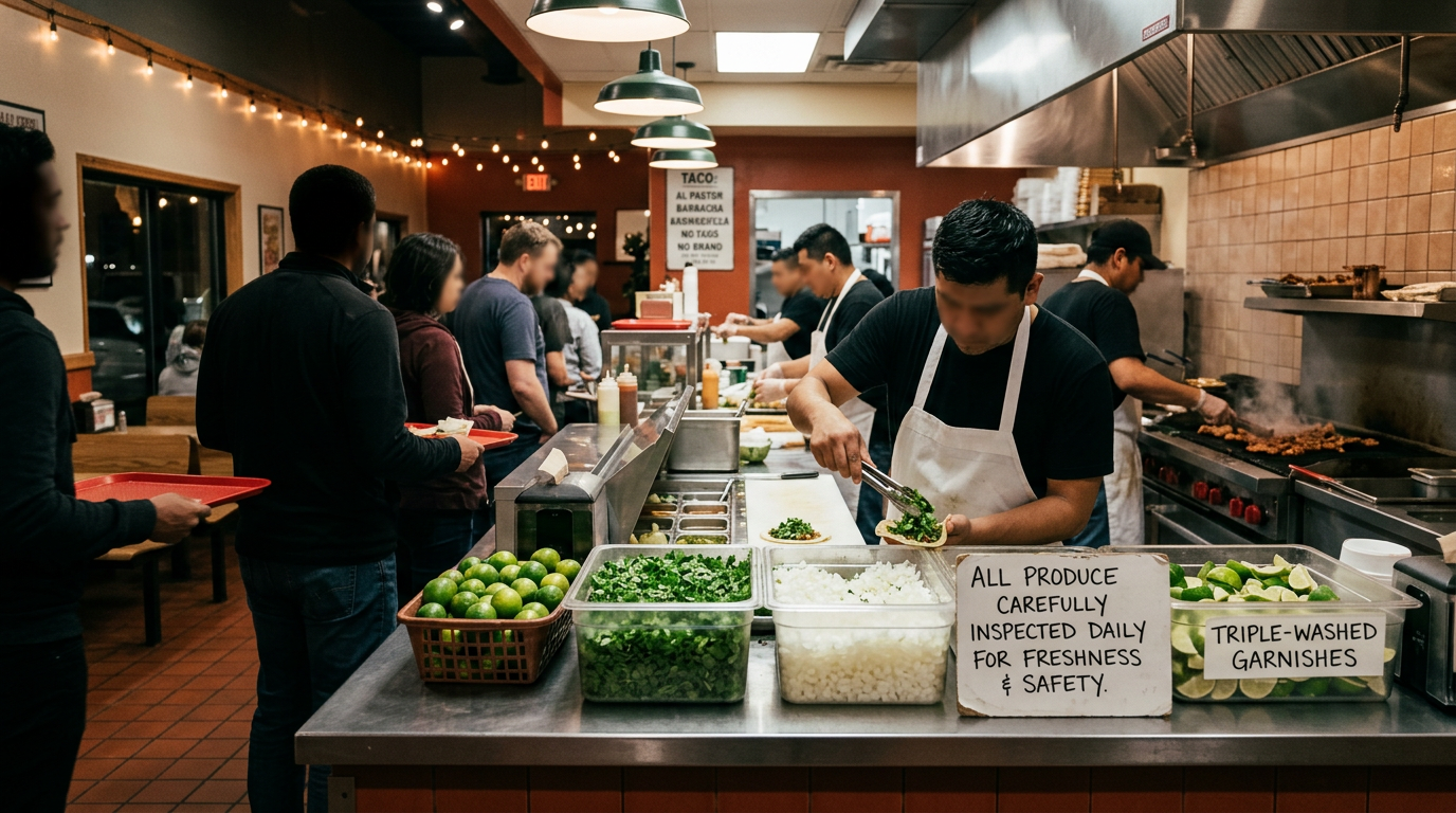 Texas Taquerias Maintain High Demand Amidst Cyclosporiasis Concerns and Produce Scrutiny