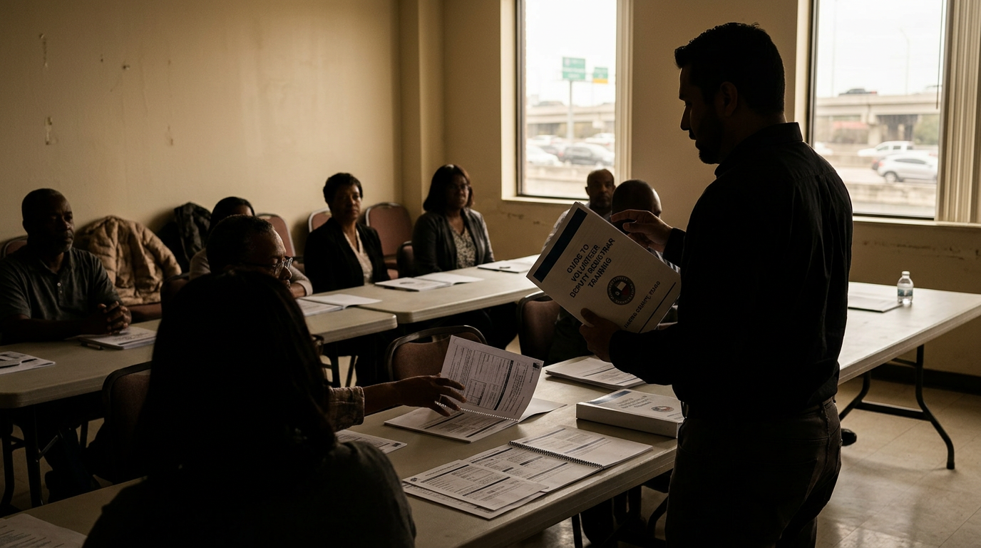 Harris County Voting: Guide to Volunteer Deputy Registrar Training
