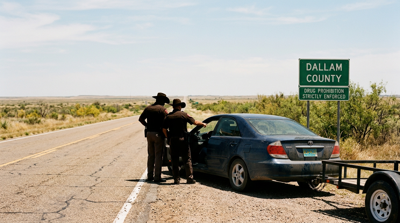 Texas Marijuana Laws: Rural Counties Impose Harsh Penalties on Travelers