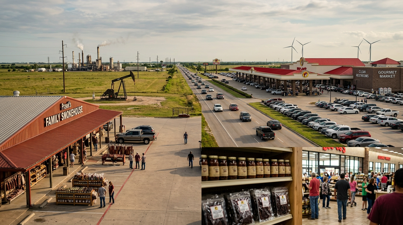 Texas Roadside Rivalry: Prasek’s vs. Buc-ee’s Gourmet Market Showdown
