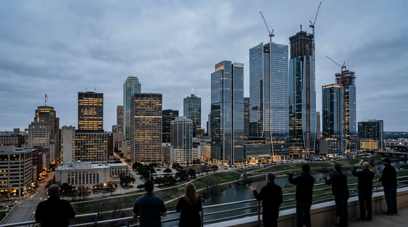 Visual Evolution of the Dallas Skyline: Capturing North Texas Urban Architecture