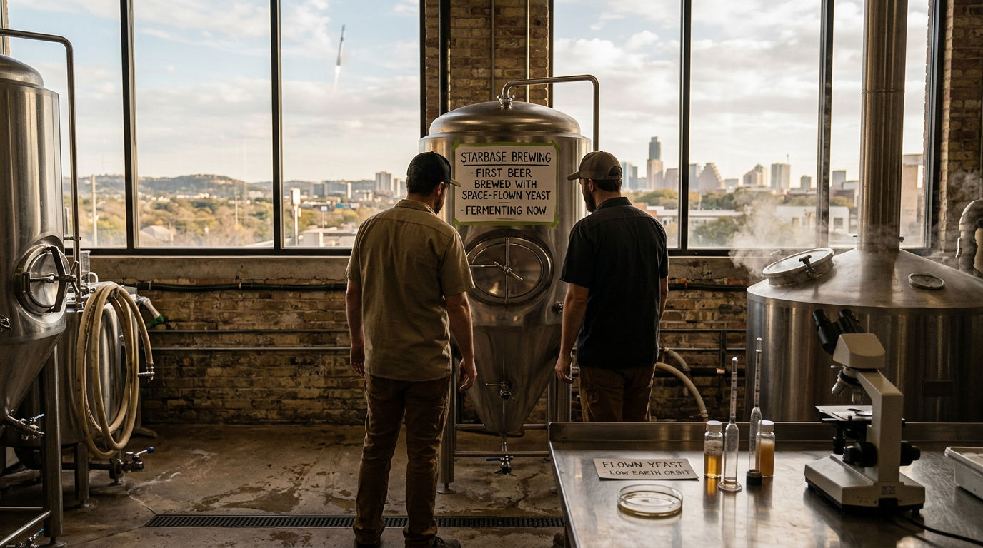 Austin Brewery Debuts World's First Beer Brewed With Space-Flown Yeast