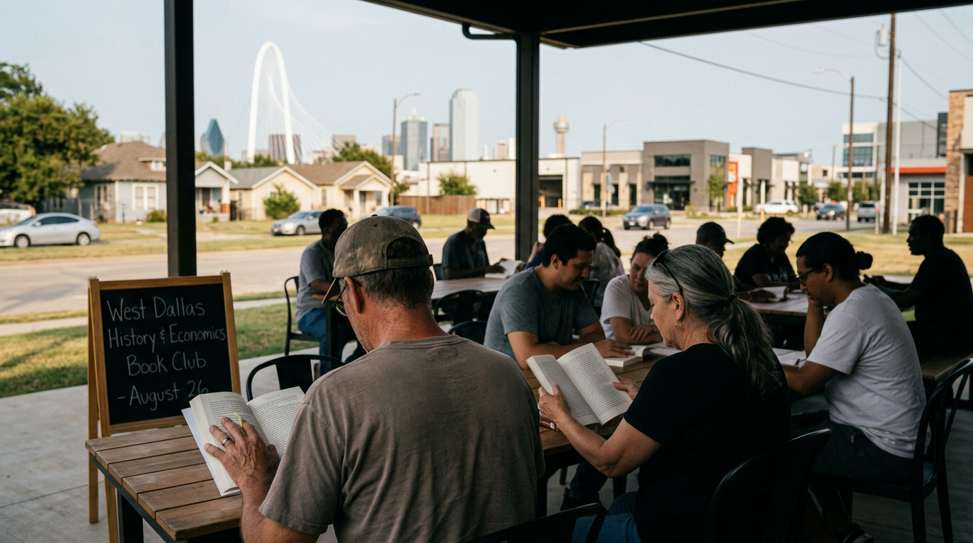 Dallas Community Launches West Dallas History and Economics Book Club Near Trinity Groves