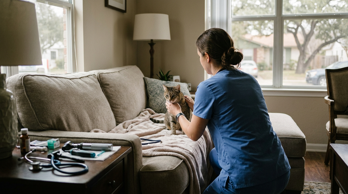 Austin Mobile Vets Gain Popularity for High-Stress Pet Care