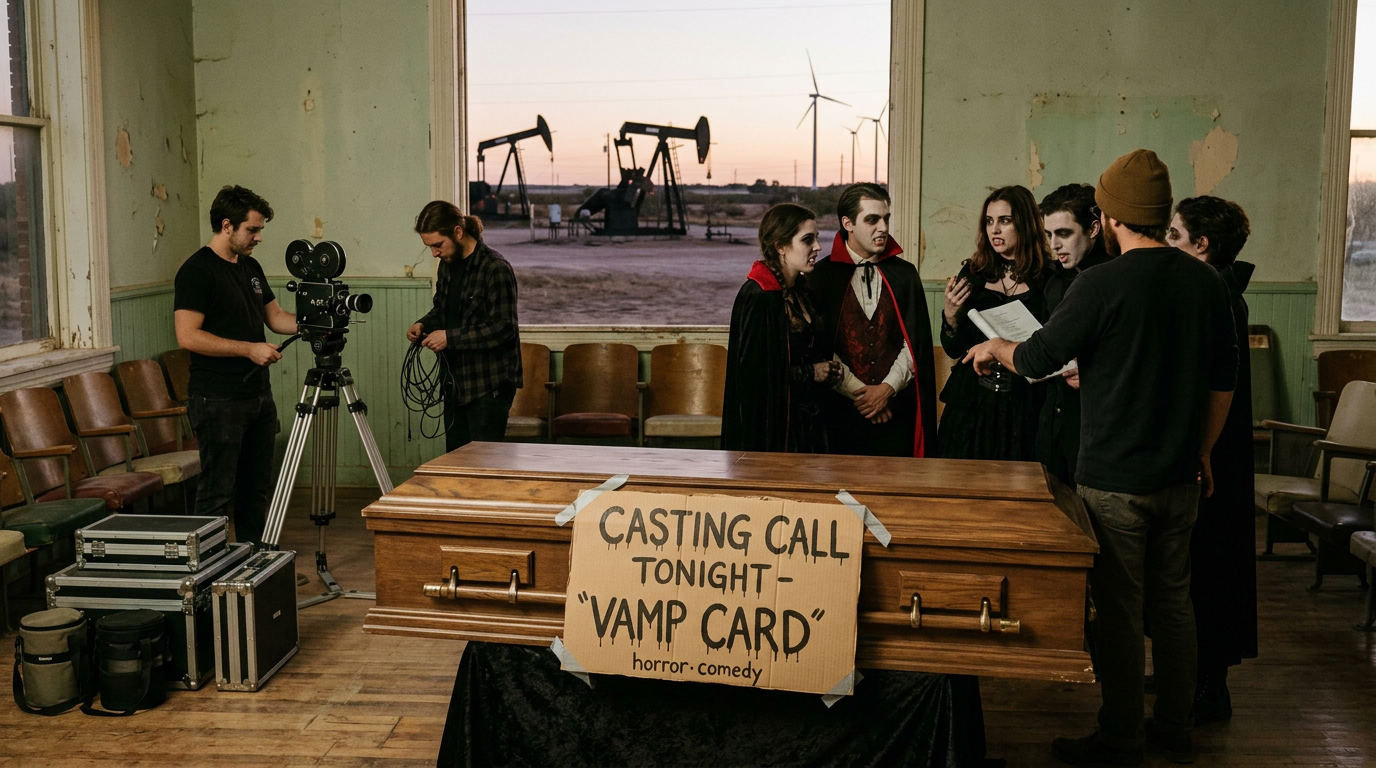San Antonio Independent Filmmakers Launch Local Casting Call for New Horror Comedy Vamp Card