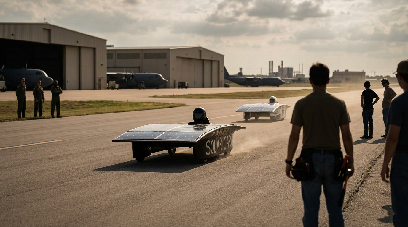 Texas Solar Car Challenge: Students Race Sun-Powered Vehicles State-Wide