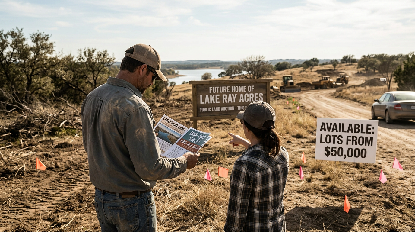 Unpacking the High-Pressure World of Texas One-Day Lakefront Land Sales