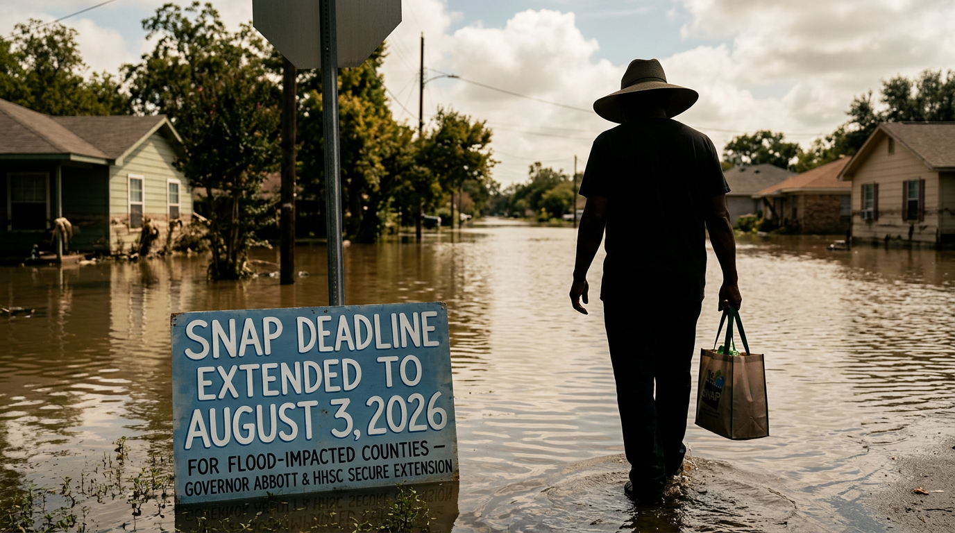 Texas SNAP Deadline Extended for Flood-Impacted Counties by Governor Abbott